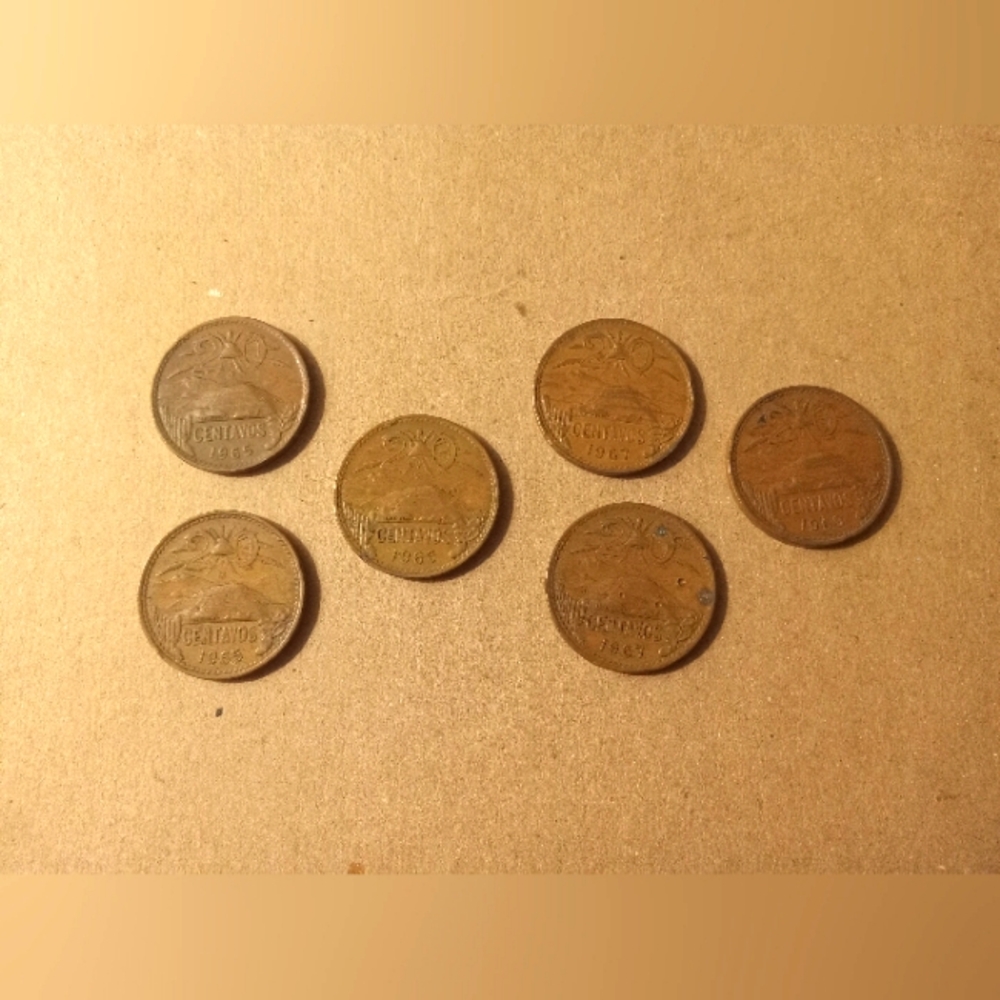 Mexican 20 Centavos Coin Set
